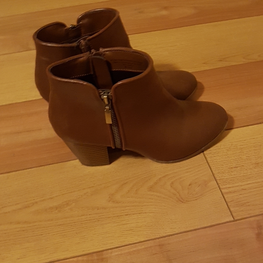 Brown booties